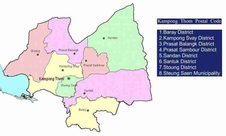 007 10.Kampong Thom Postal Code 2021
