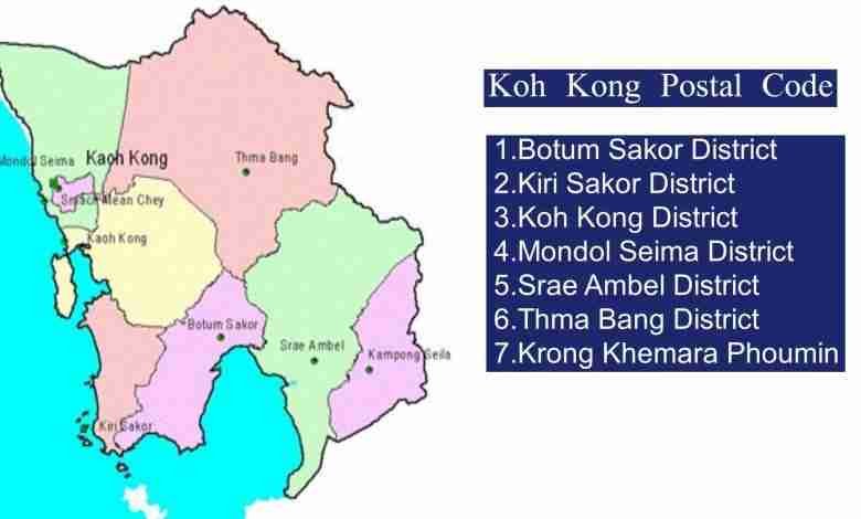007 11.Koh Kong Postal Code 2021