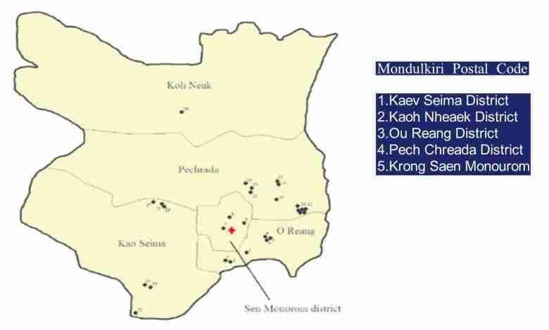 007 13.Mondulkiri Postal Code 2021