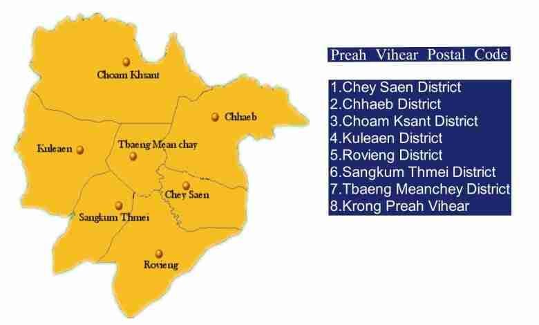 007 14.Preah Vihear Postal Code 2021