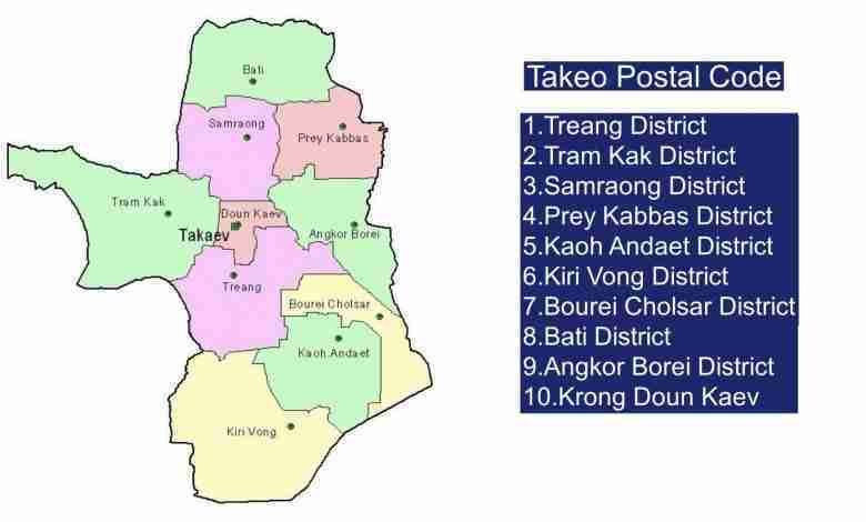 007 19.Takeo Postal Code 2021