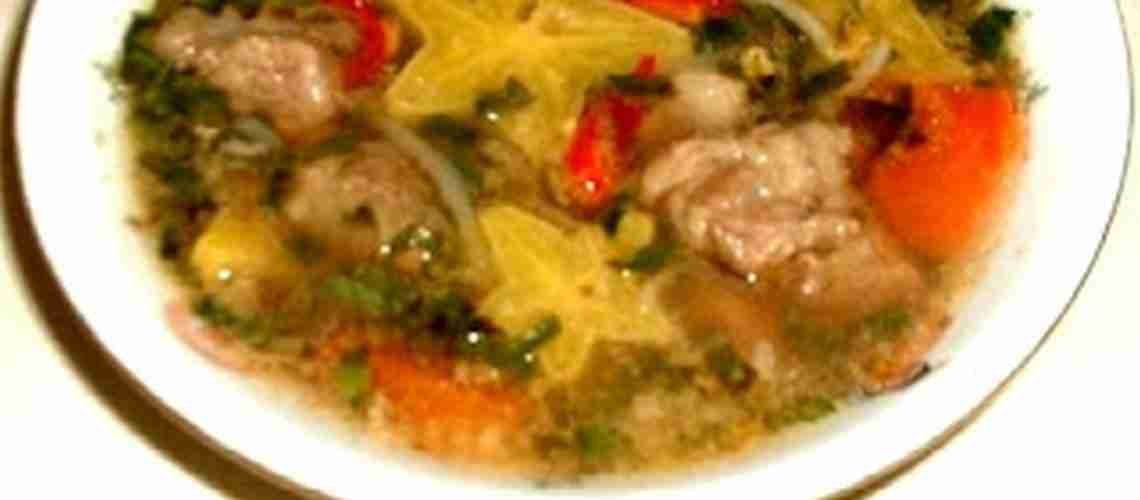 Sweet Sour Beef & Star Fruit Soup