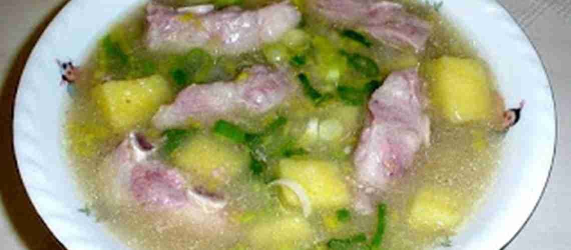 Yellow Yam Soup with Pork Ribs