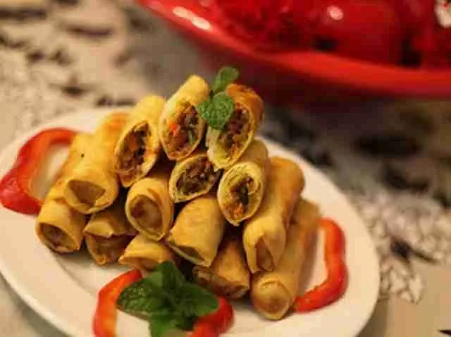 Khmer Beef Spring Roll
