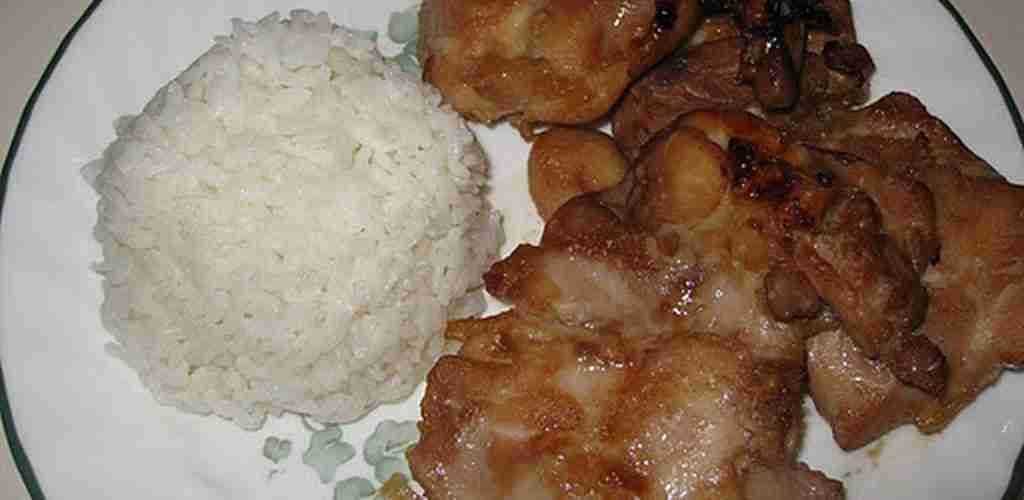 Chicken Thigh Marinade with Rice