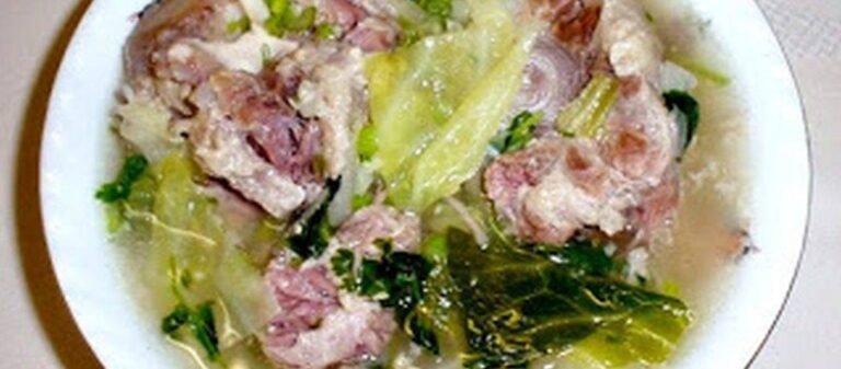 Oxtail Cabbage Soup - Cambodia Recipe