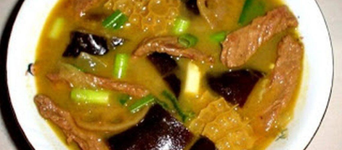 Curry Beef Tripe Soup