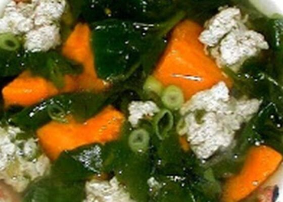 Malabar Spinach Soup with Pork