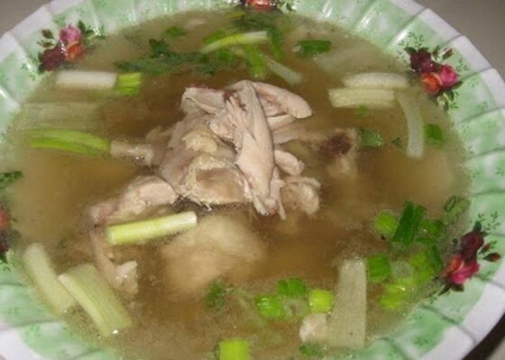 Khmer Lemongrass Chicken Soup