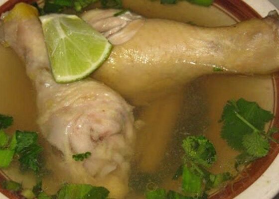 Easy Cambodian Chicken Lemon Soup