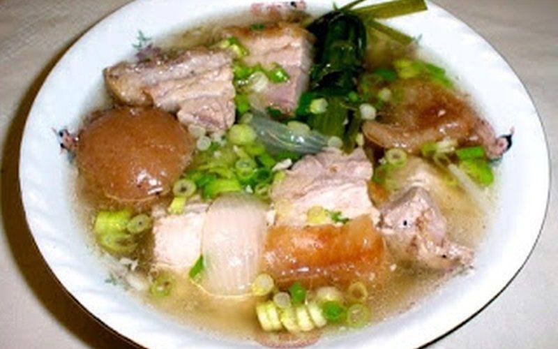 Preserved Lime Soup with Roasted Pork