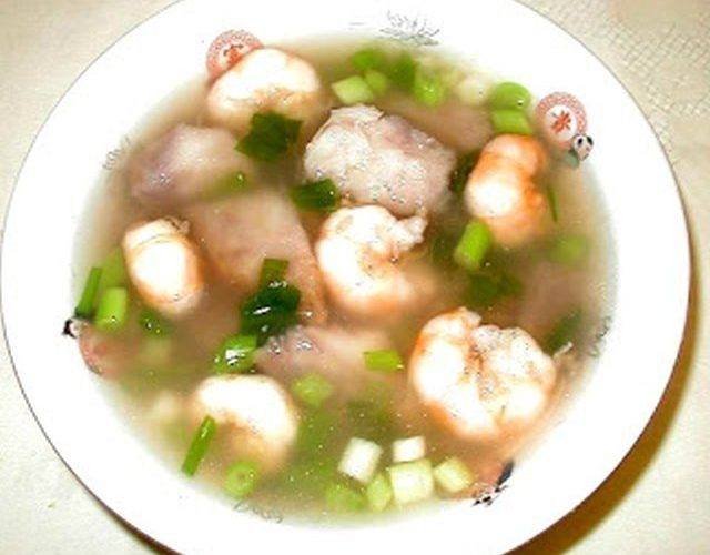 Shrimp and Taro Root Soup