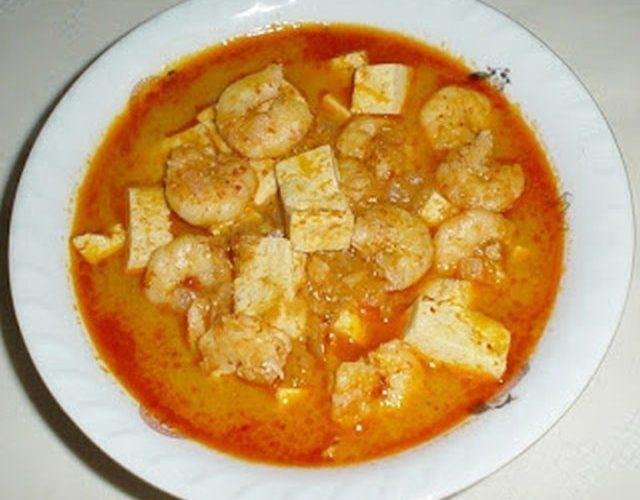 Red Curry Shrimp and Tofu