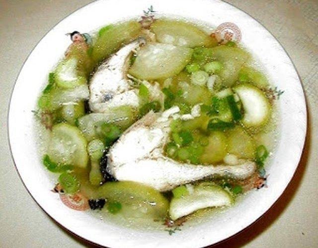 Opo Squash with Fish Soup