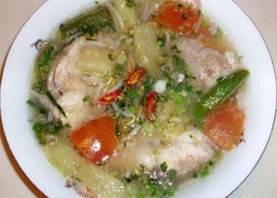 Sweet Sour Soup with Fish