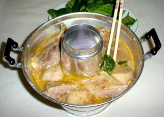 Duck and Preserved Bean Curd Hot Pot