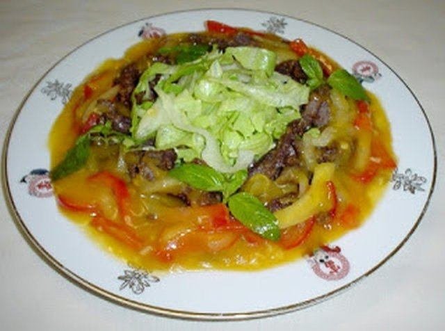 Orange Beef Salad