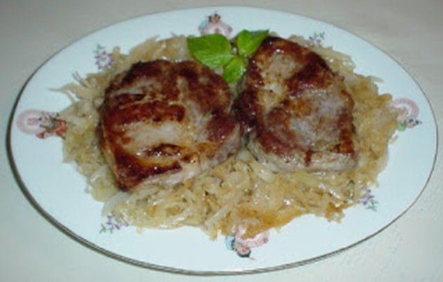 German Pork Chop and Sauerkraut