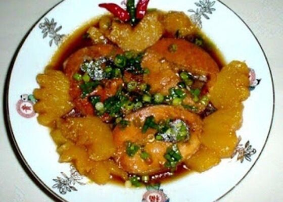 Caramelized Fish with Pineapple