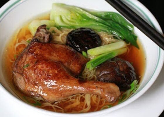 Roasted Duck Noodle Soup