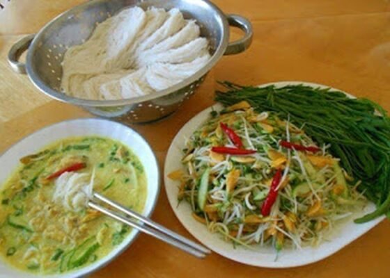 Cambodian Fish Noodle Soup