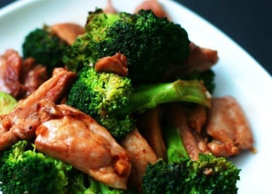 Kung Pao Chicken and Broccoli