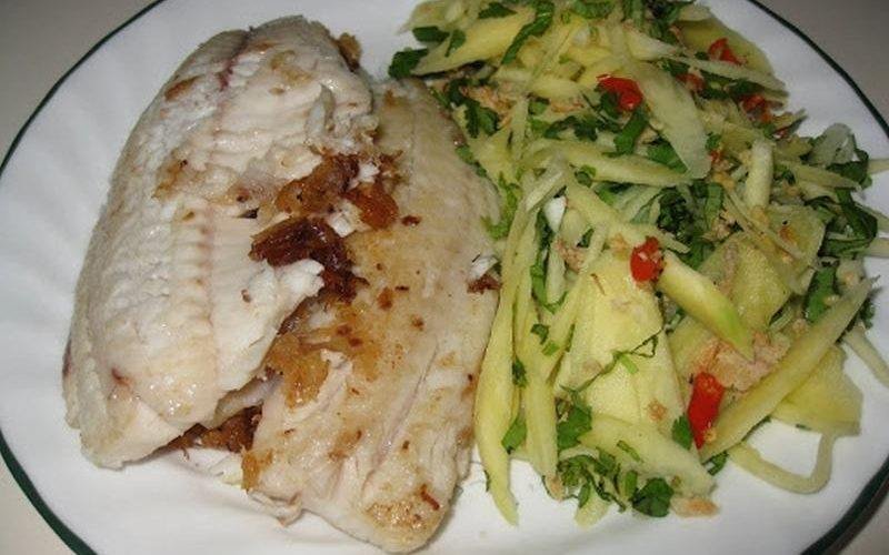 Khmer Fish Mango Salad recipe