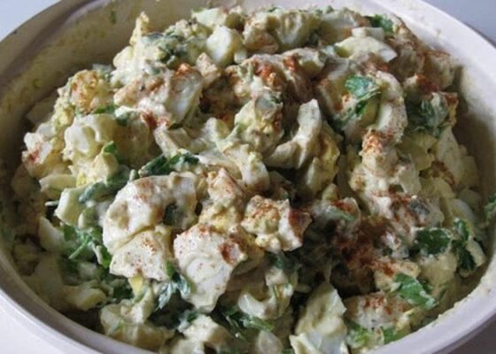 Homemade Easter Egg Leftover Potato Salad Recipe