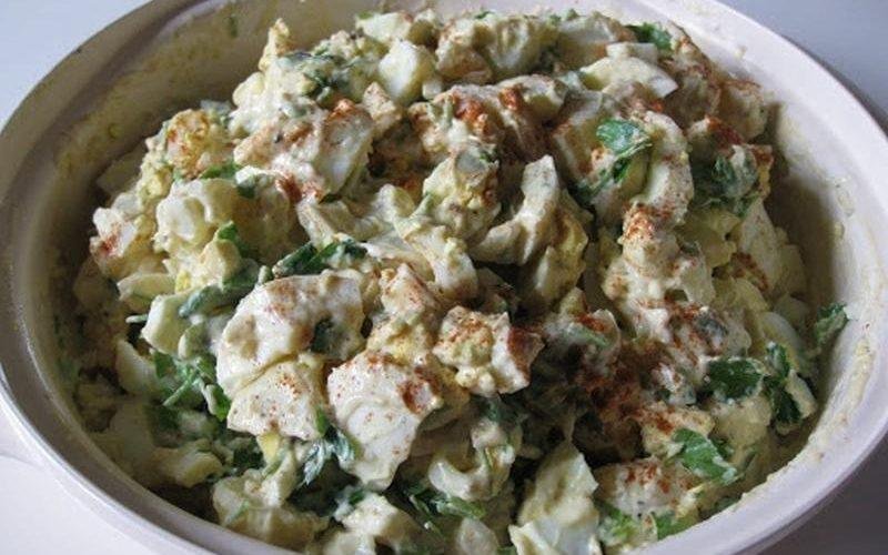 Homemade Easter Egg Leftover Potato Salad Recipe