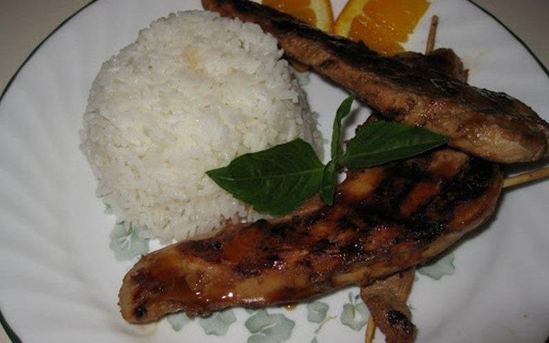 Homemade Grilled Teriyaki Chicken Rice Recipe