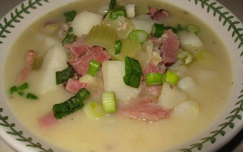 Leftover Easter Ham with Potatoes Soup Recipe