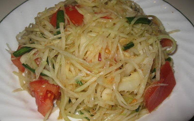 Cambodian Green Papaya Salad Recipe