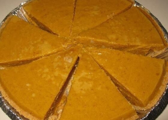 Homemade No bake Pumpkin Pie Recipe