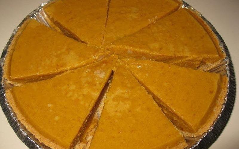 Homemade No bake Pumpkin Pie Recipe