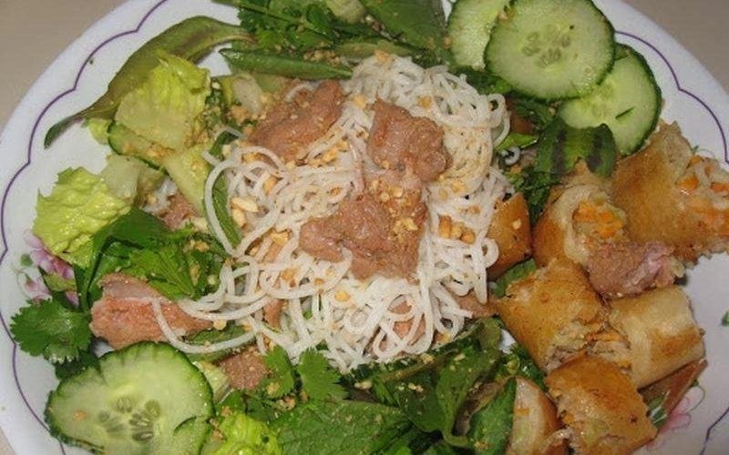 Vietnamese Banh Sung Noodle with Pork