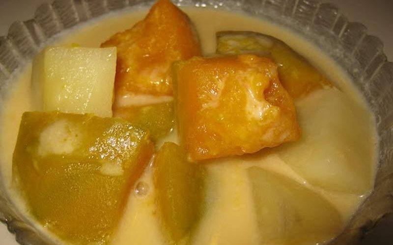 Coconut Pumpkin Taro Dessert Recipe