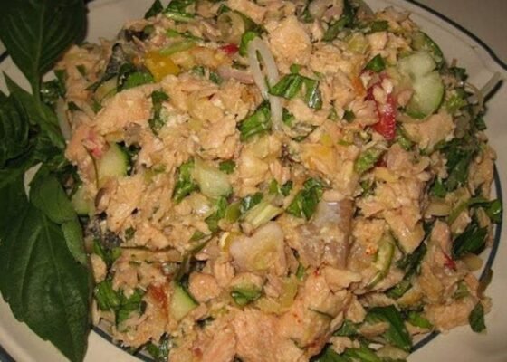 Cambodian Larb or Cambodian Fish Salad