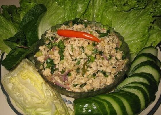 Thai Ground Chicken Salad Recipe