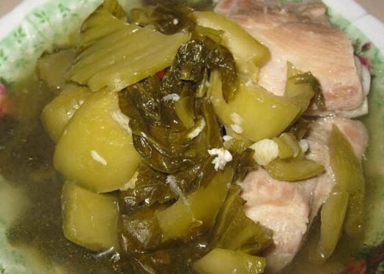 Pickle Green Mustard with Pork Soup