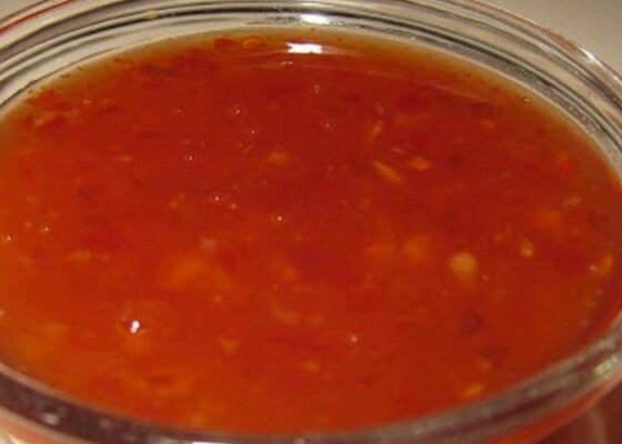 Homemade Sweet and Chili Sauce