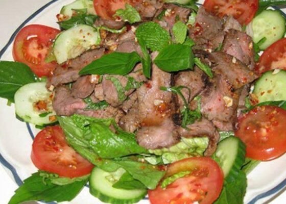 Homemade Thai Beef Salad