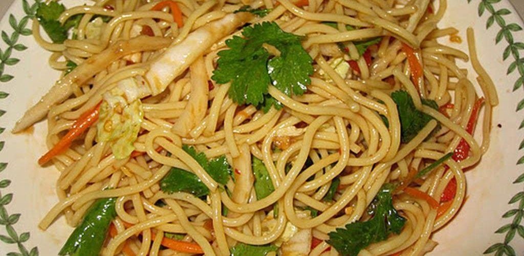 Cambodian Noodle Salad With Sesame Dressing