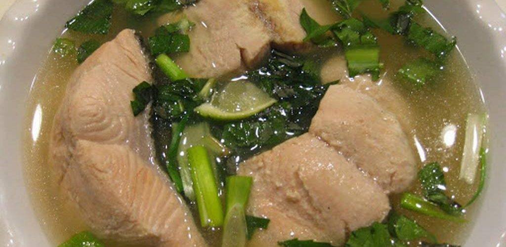 Cambodian Salmon Lime Soup