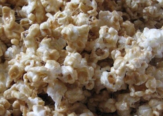 Microwave Caramel Marshmallow Popcorn