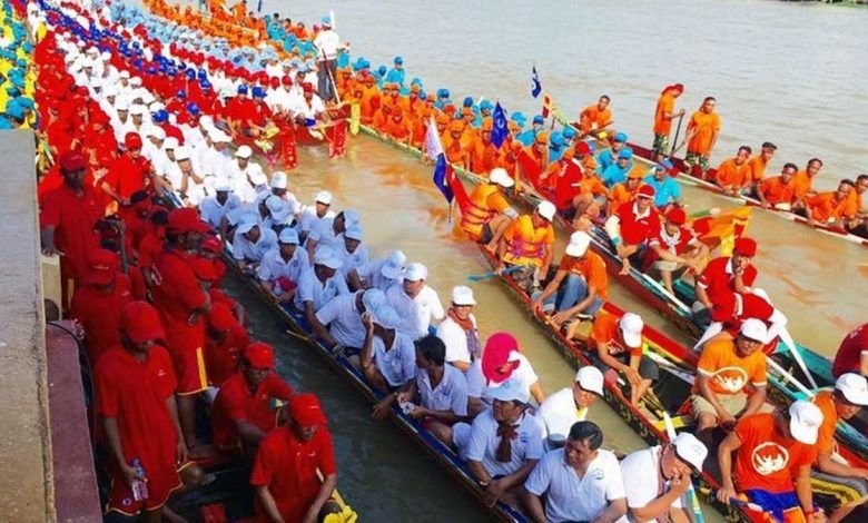 Cambodia Water Festival and Boat Racing