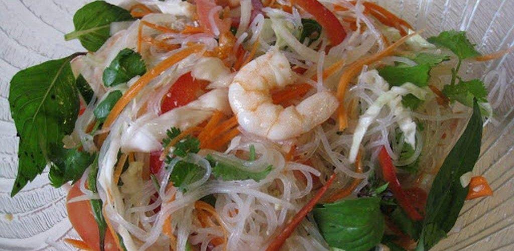 Cambodian Bean Thread Noodle Salad