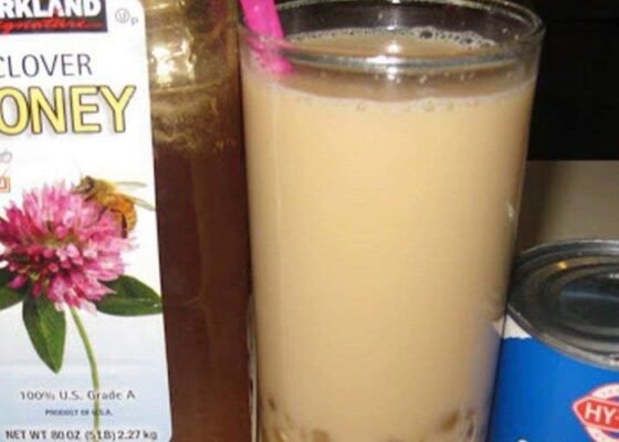 Homemade Tapioca Honey Milk