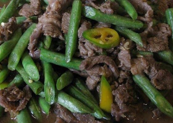 Stir fry Beef with Green Bean