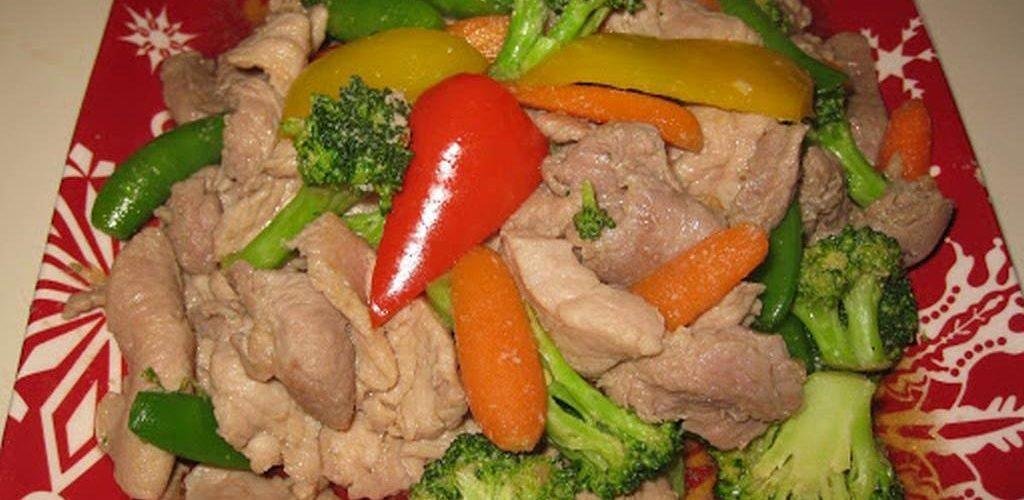 Stir Fry Pork with mix Vegetables