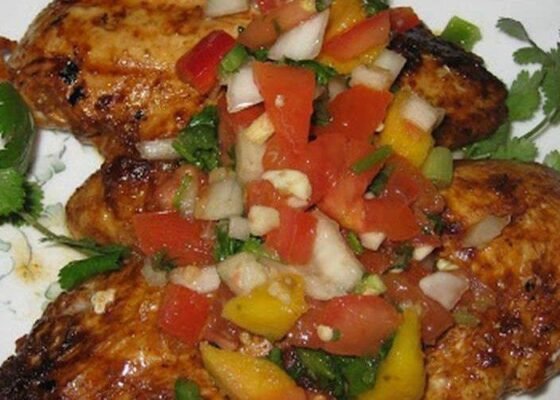 Grilled Mexican Chicken with Mango Salsa
